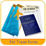 pet travel shipping forms