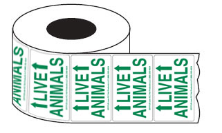 IATA Live Animal Shipping Sticker Labels – Bulk Rolls – DryFur®