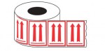 directional Arrow Shipping Labels