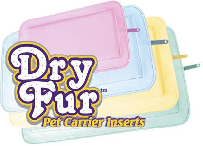 sizes_dryfur_logo425 DryFur Travel Pads 4 sizes