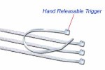 airline-kennel-cable-ties Hand Releasable ties for airline kennel door