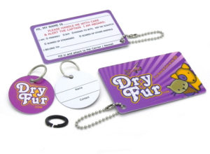 temporary pet ID tag