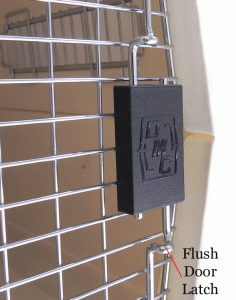 Kennel Door with Flush Door Latches