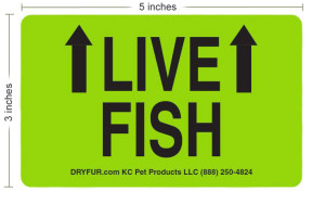 live fish label