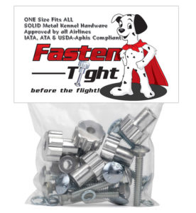 metal pet carrier fastener bolts