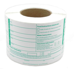 shipper declaration label